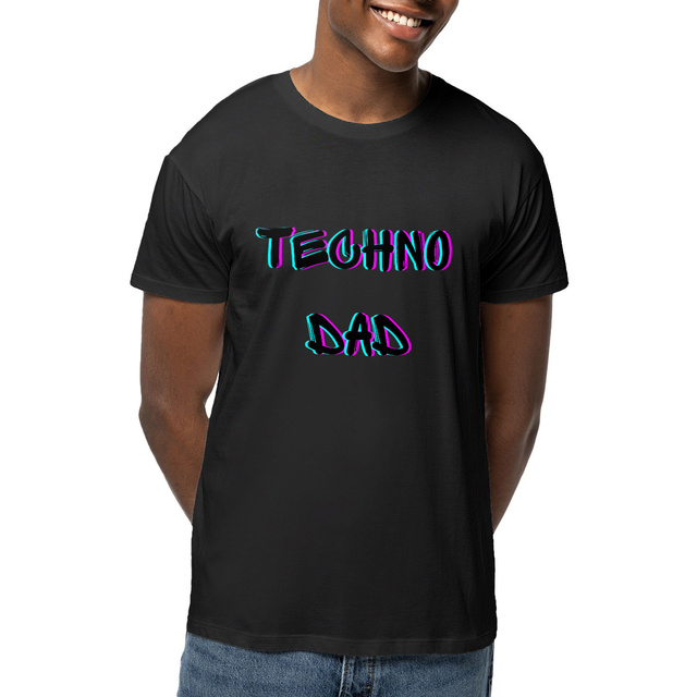 T-shirt unisexe léger Techno Dad