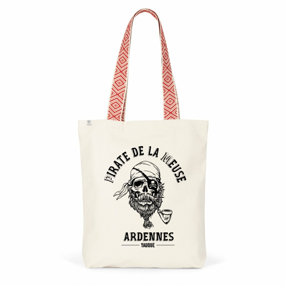 Image back Totebag en coton bio Pirate de la Meuse 