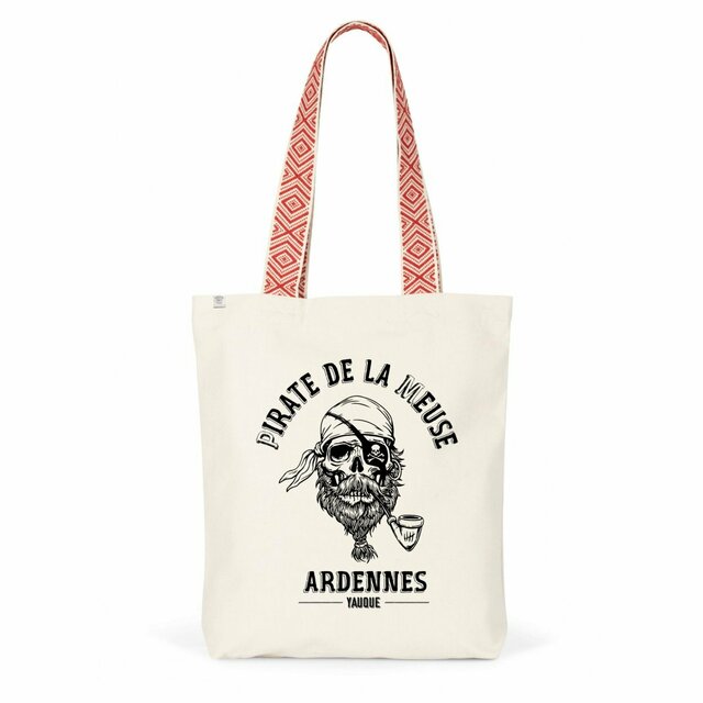 Image back Totebag en coton bio Pirate de la Meuse 