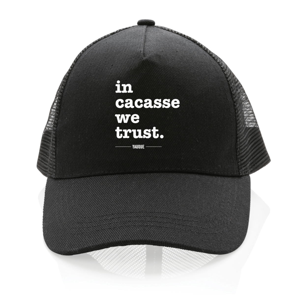 Image front Casquette "in cacasse we trust."