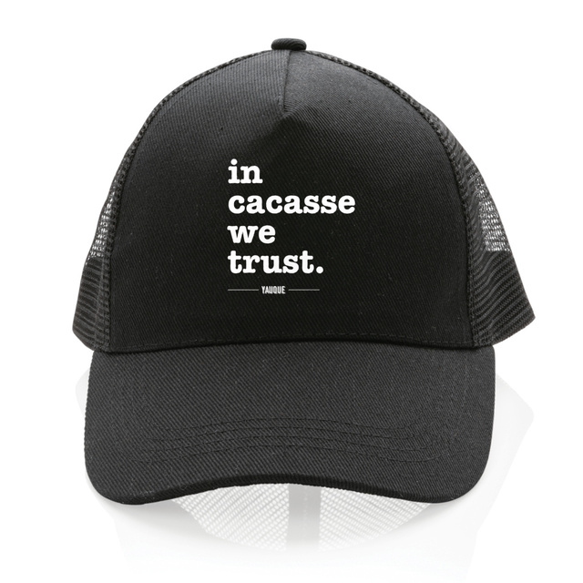 Image front Casquette "in cacasse we trust."