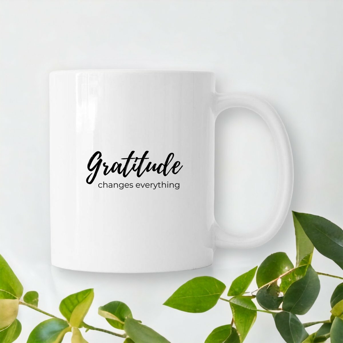 Ceramic Mug - GRATITUDE CHANGES EVERYTHING