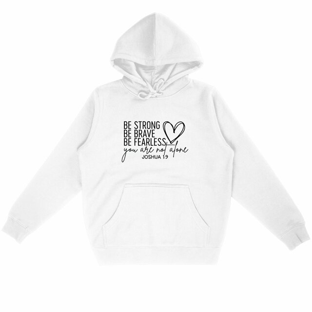 Image front Sweat à capuche Unisexe Josué 1:9
