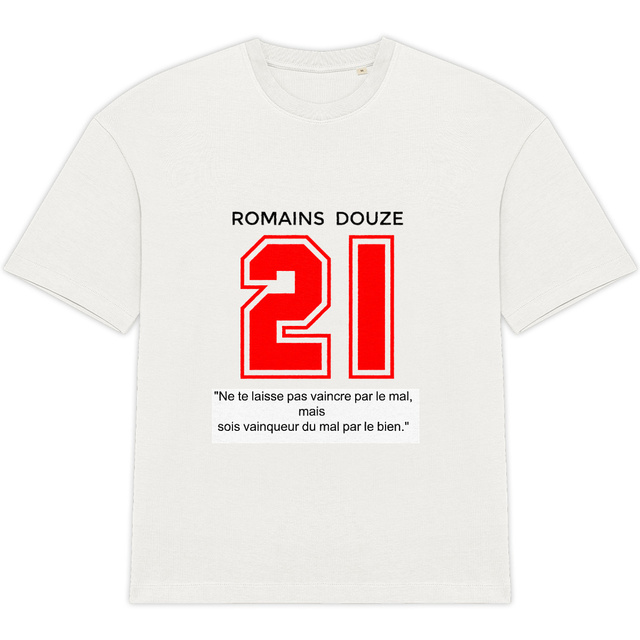 Image back T-shirt Oversized - Romain 12:21