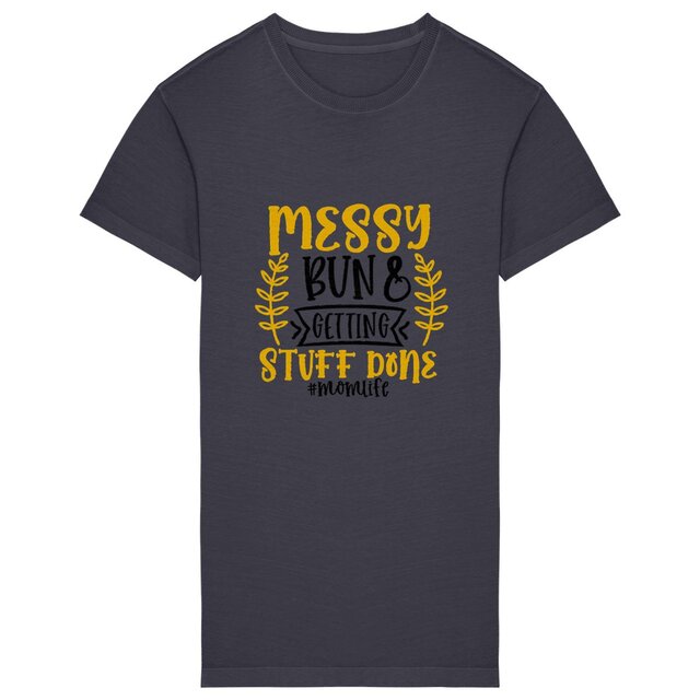 Image back Robe T-shirt Mom Life