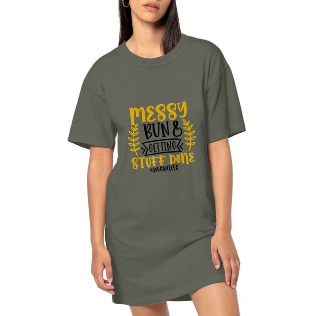 Image front Robe T-shirt Mom Life