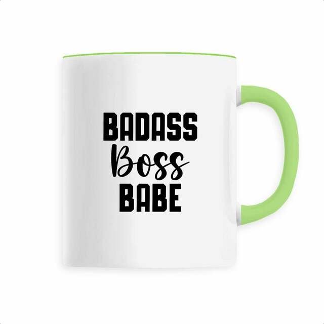 Image back Mug Badass Boss