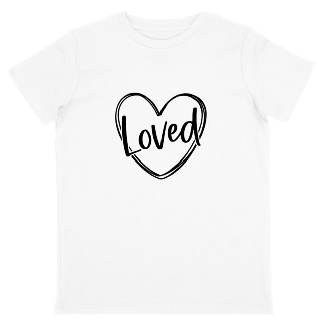 Image back T-Shirt loved