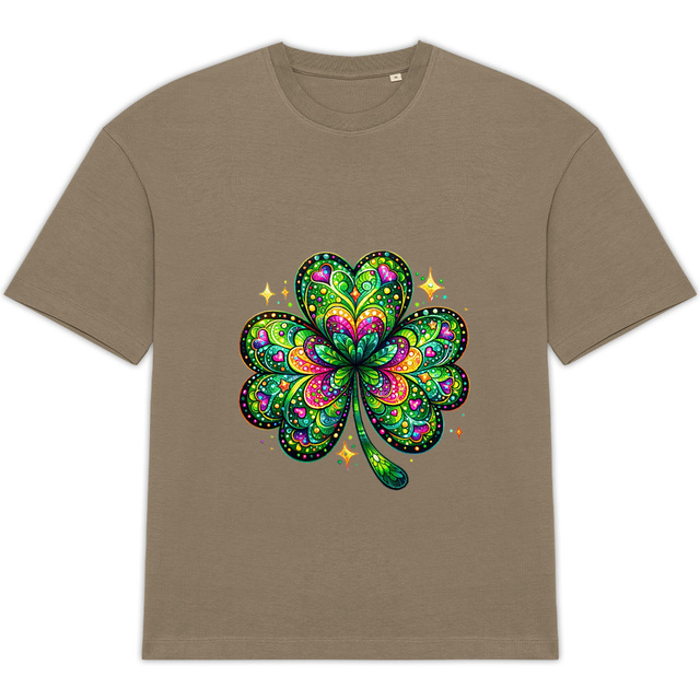Image back T-shirt Oversized Trèfle 