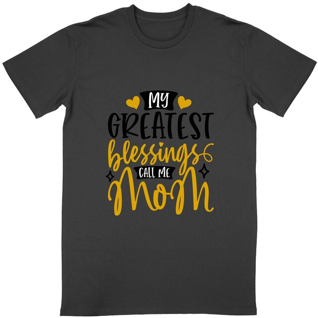 Image back T-shirt Mama Blessing