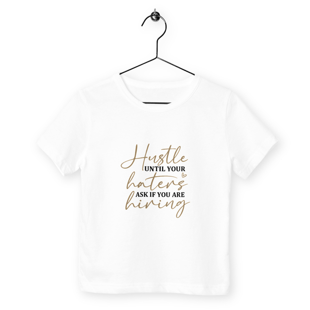 Image back T-shirt Hustle 