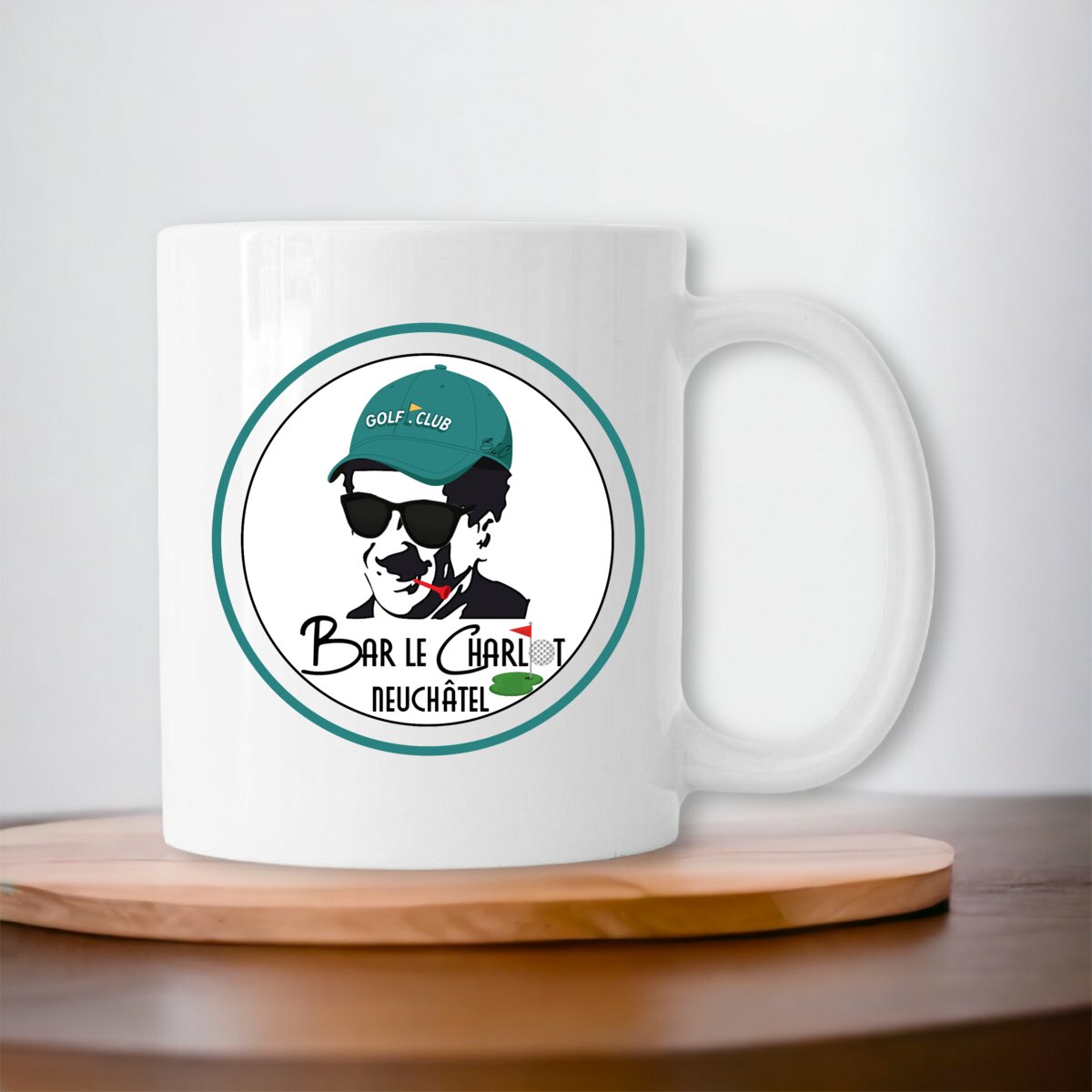 Image front Mug Charlot Édition Golfeur