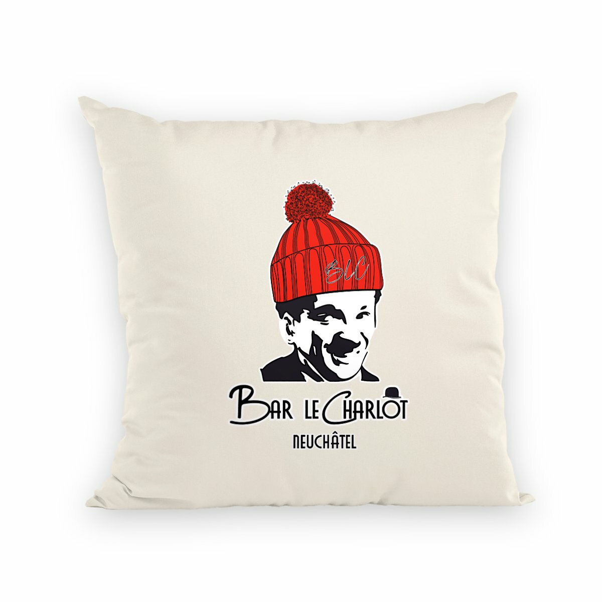 Image back Coussin Charlot Edition Hiver