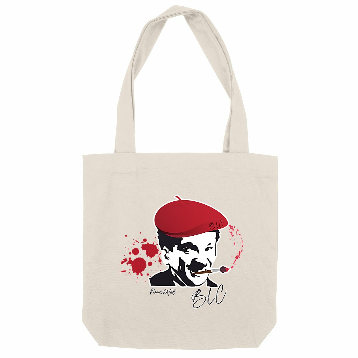 Image back Totebag épais Bar le Charlot Edition Peintre