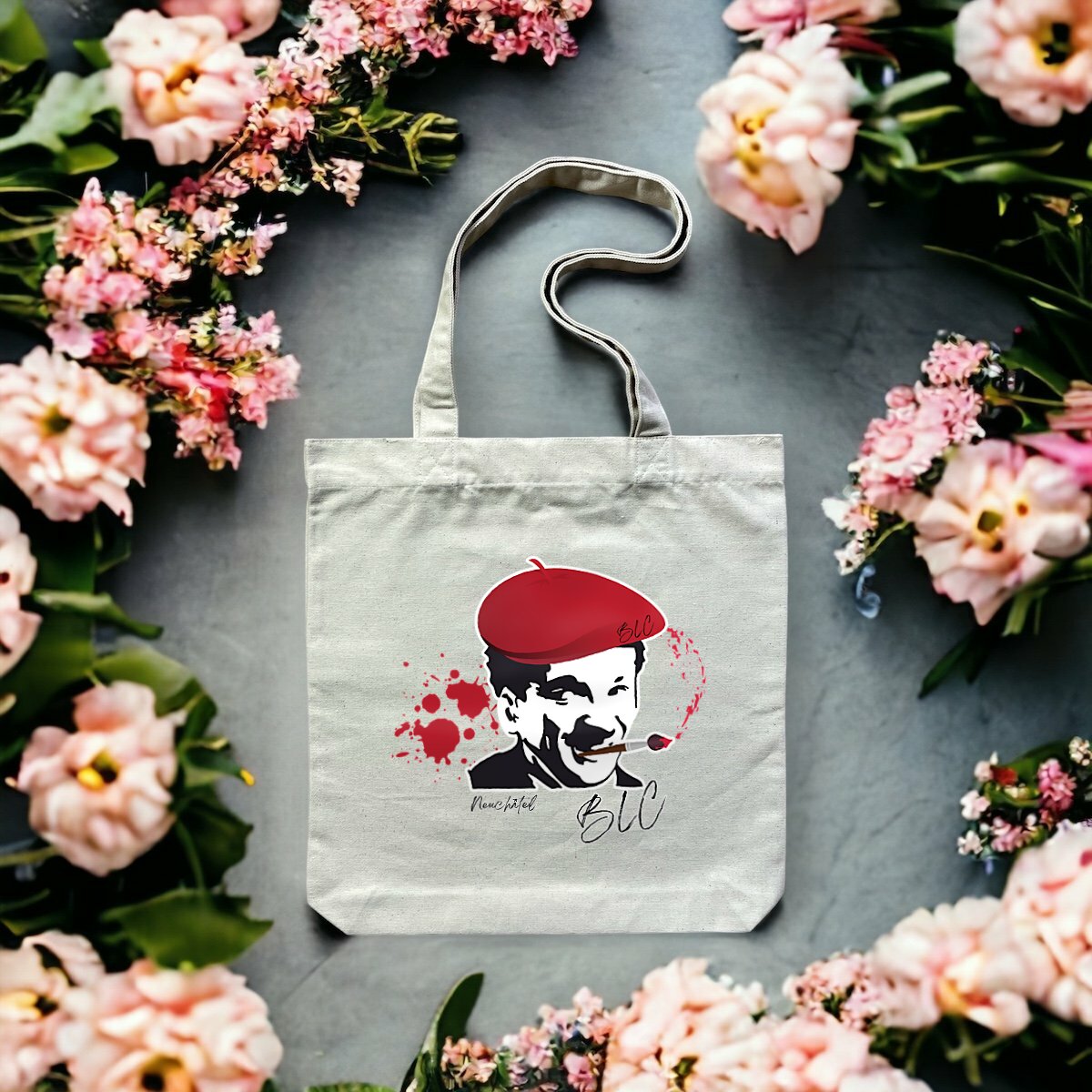 Image front Totebag épais Bar le Charlot Edition Peintre