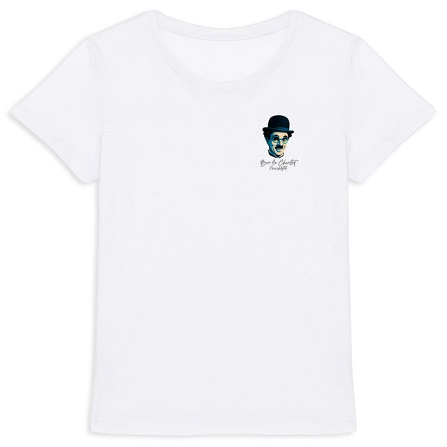 Image back T-Shirt Charlot Édition Vntage Femme