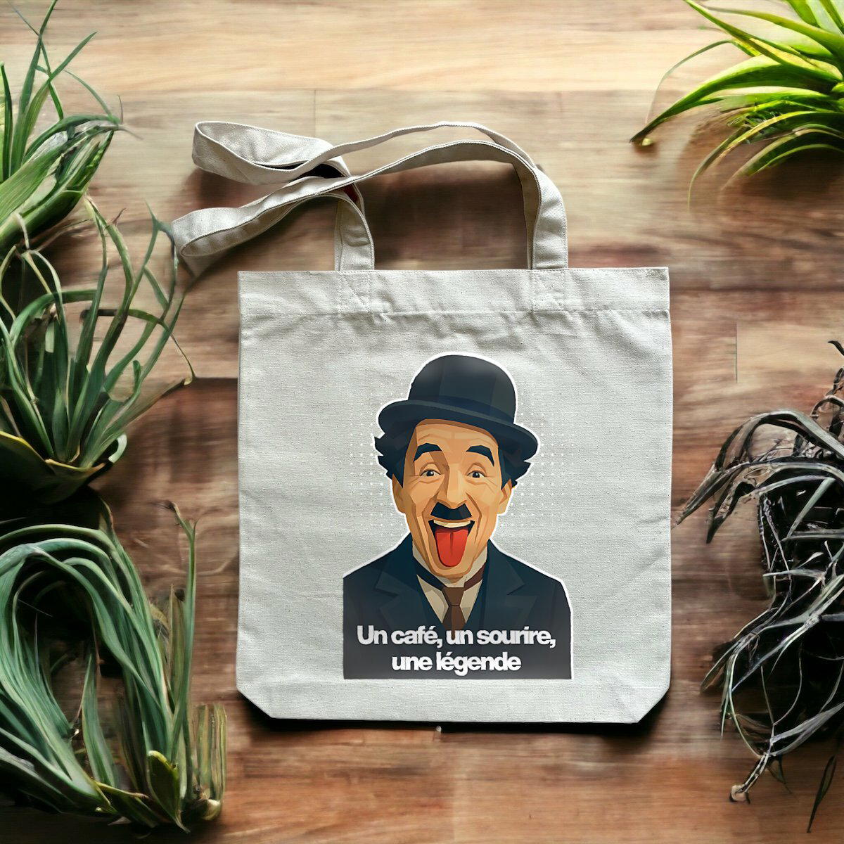 Image front Totebag épais Bar le Charlot Edition Légende