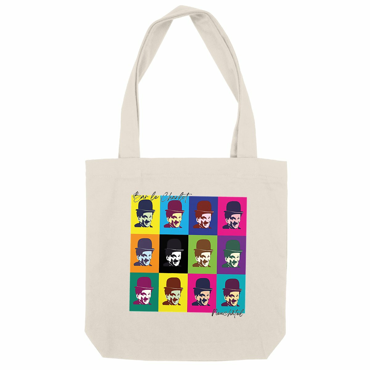 Image back Totebag épais Bar le Charlot Edition Color 