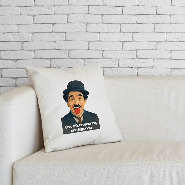 Image du produit Coussin Charlot Édition Légende