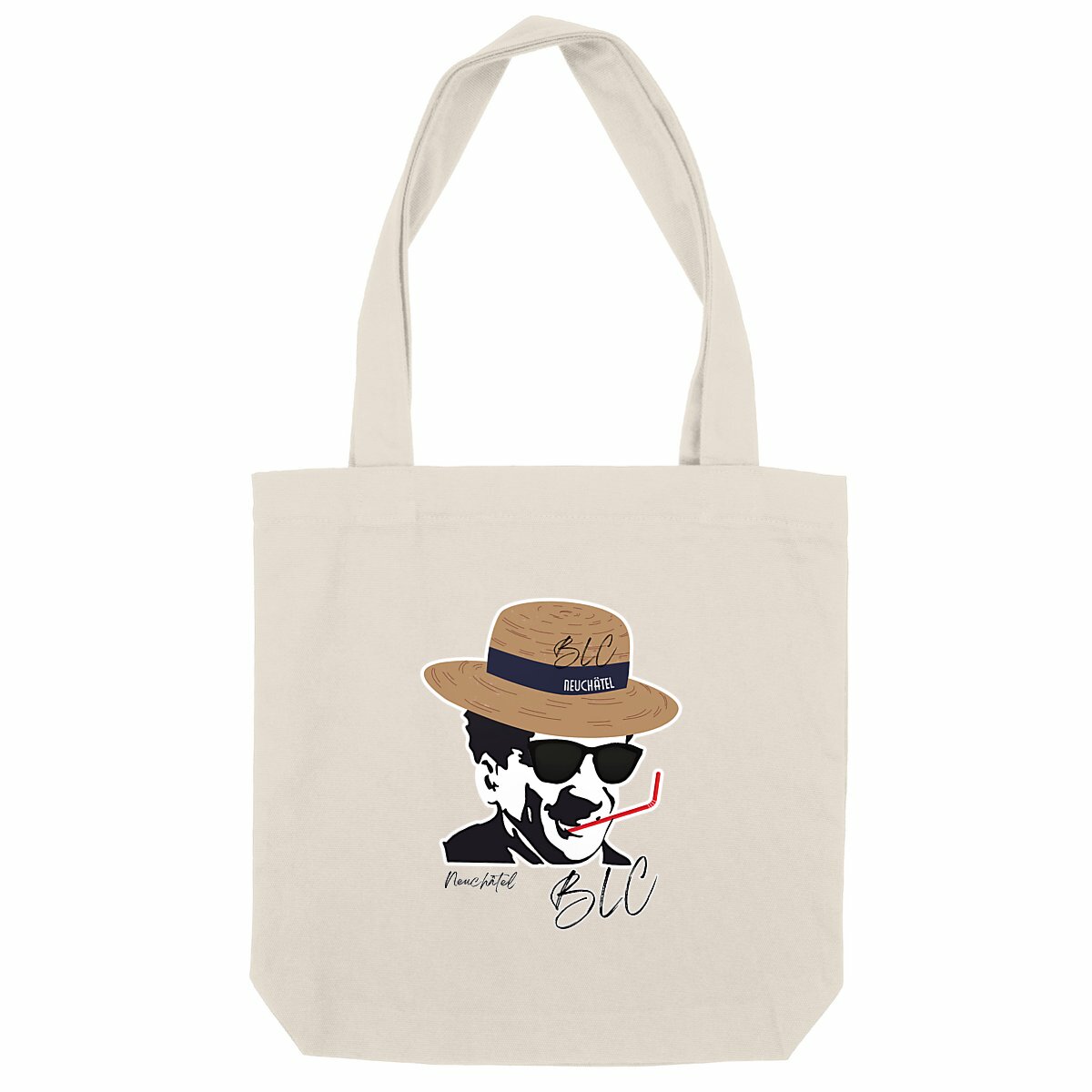 Image back Totebag épais Bar le Charlot Edition Plage