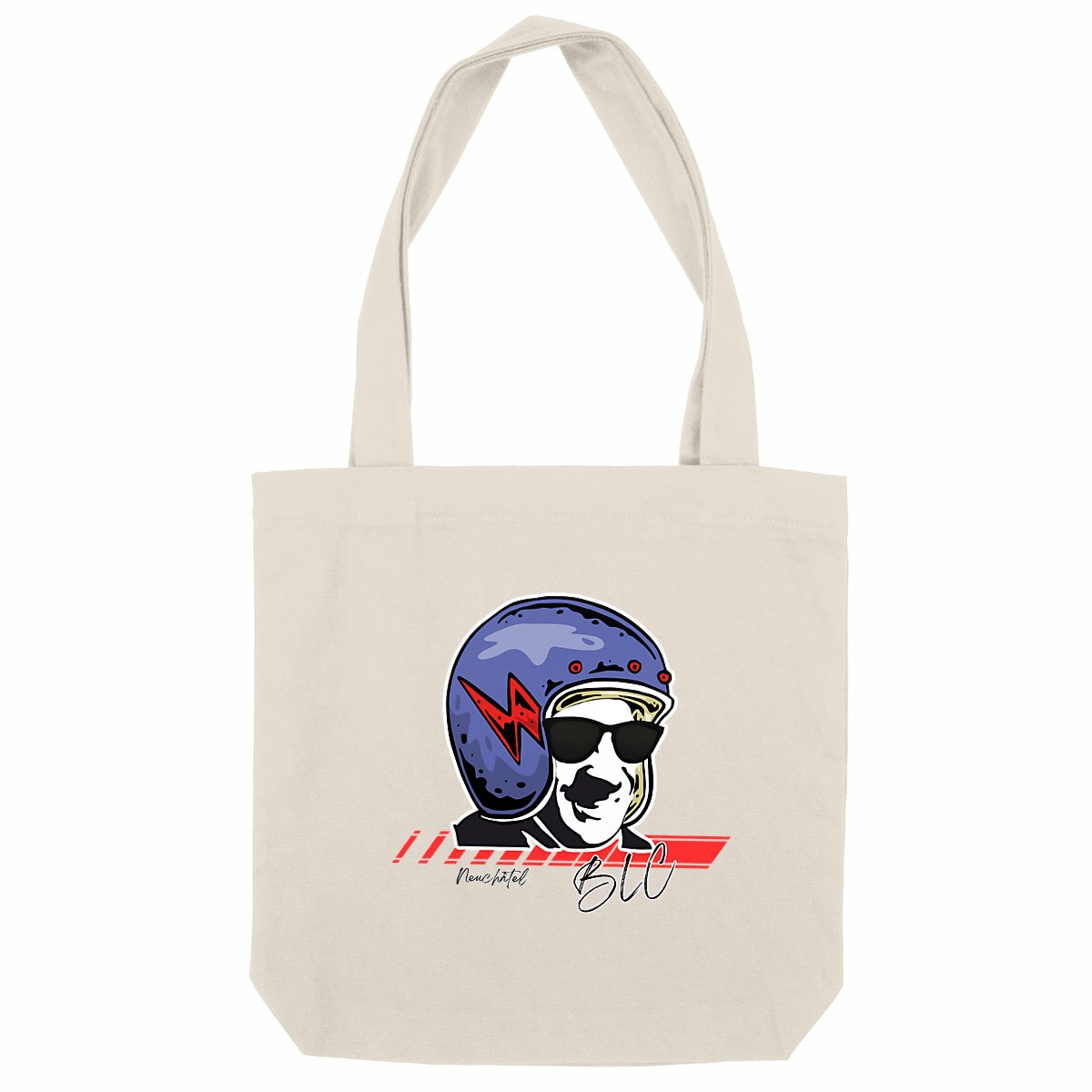 Image back Totebag épais Bar le Charlot Edition Motard