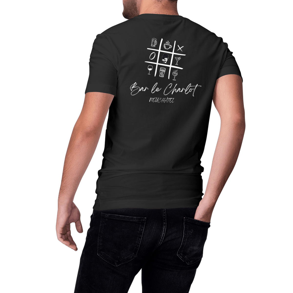 Image front T-Shirt Unisexe Charlot Édition Jeux 