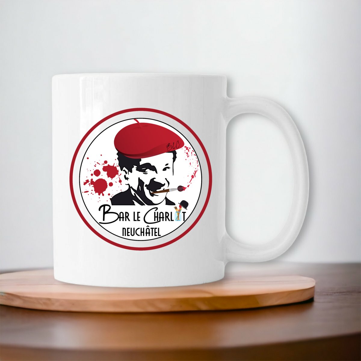 Image front Mug Charlot Édition Peintre