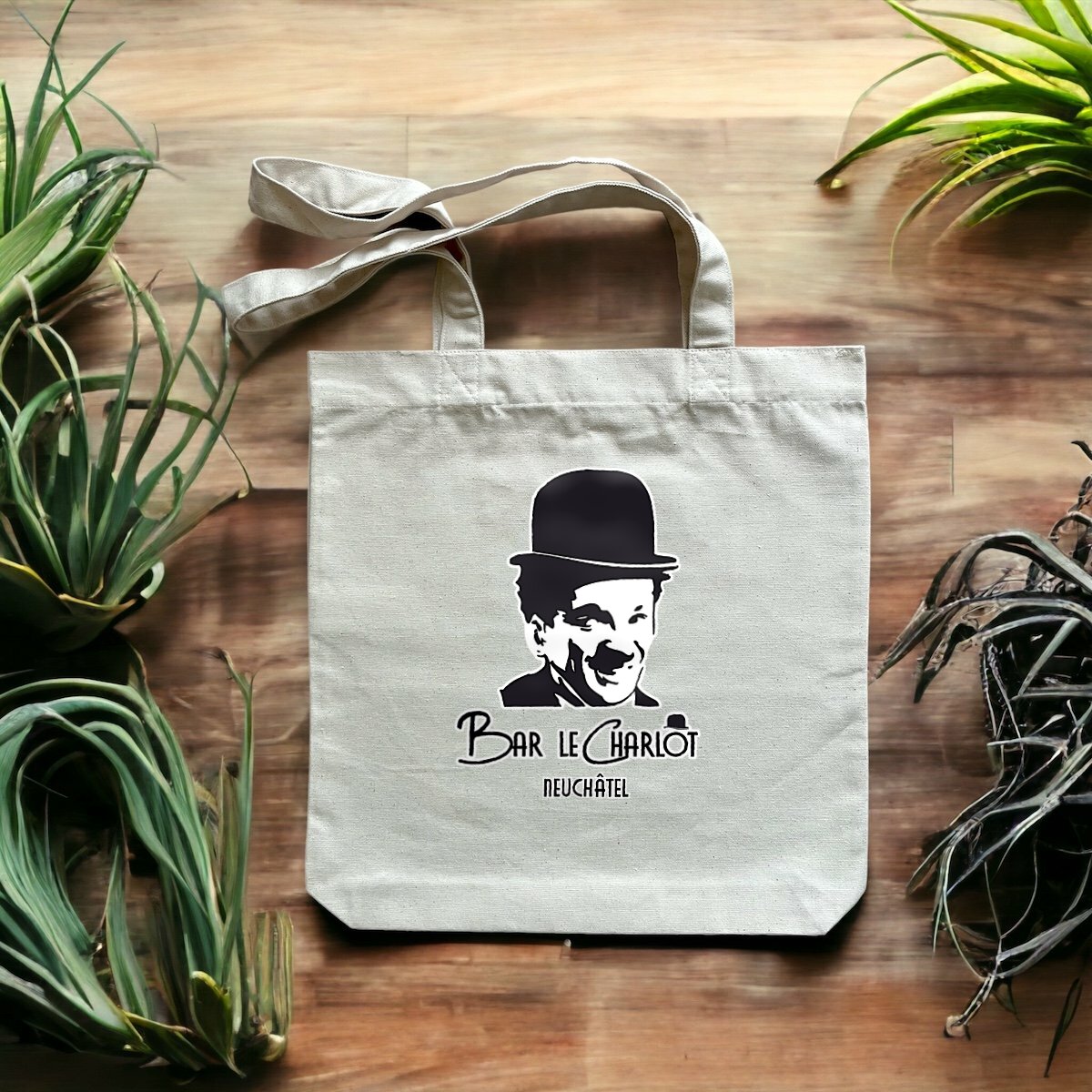 Image front Totebag épais Bar le Charlot 