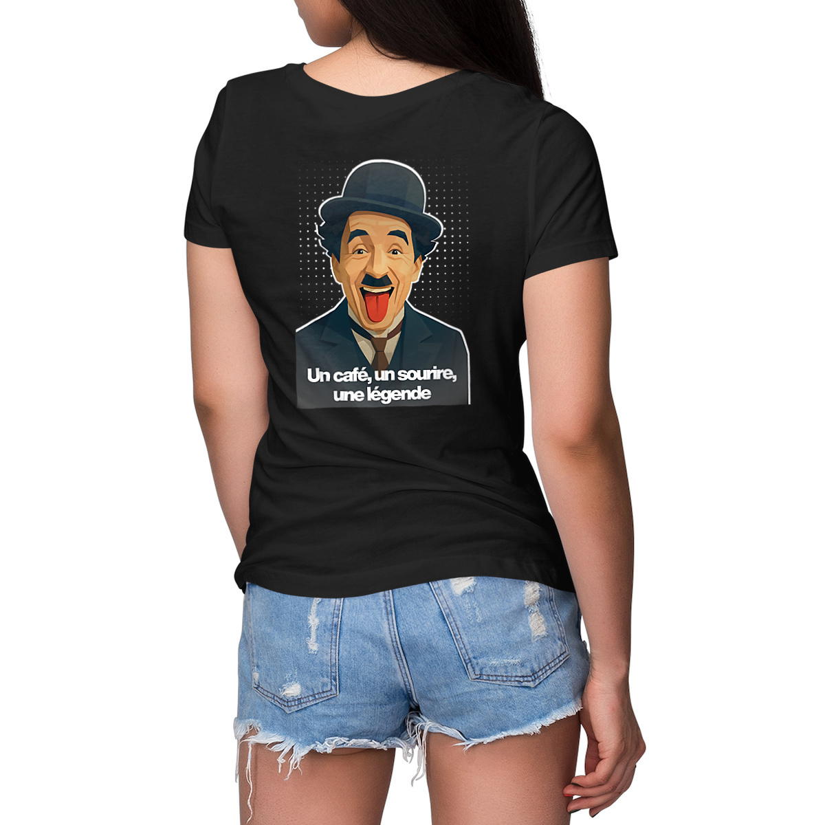 Image front T-Shirt Charlot Édition Légende