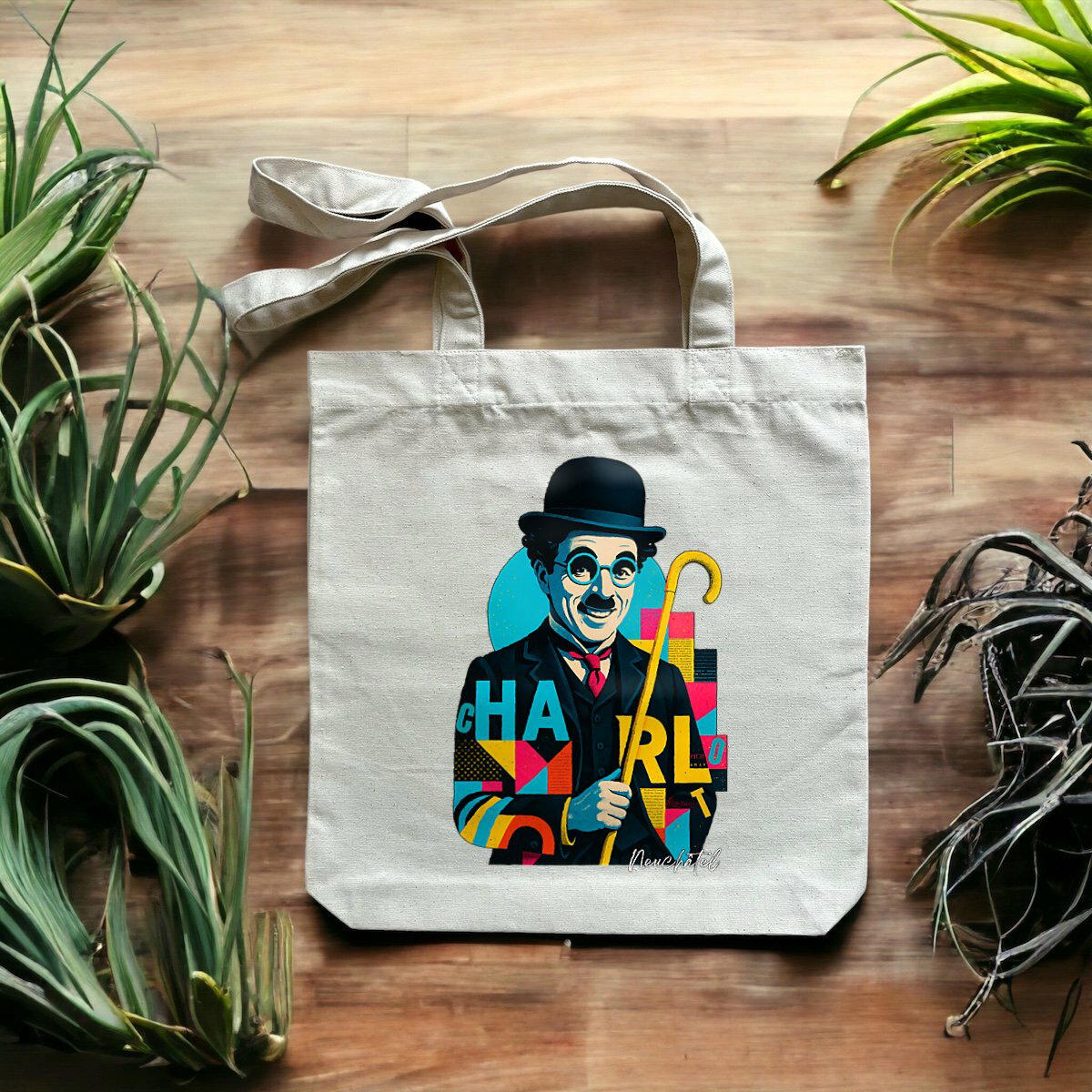 Image front Totebag épais Bar le Charlot Edition Vintage