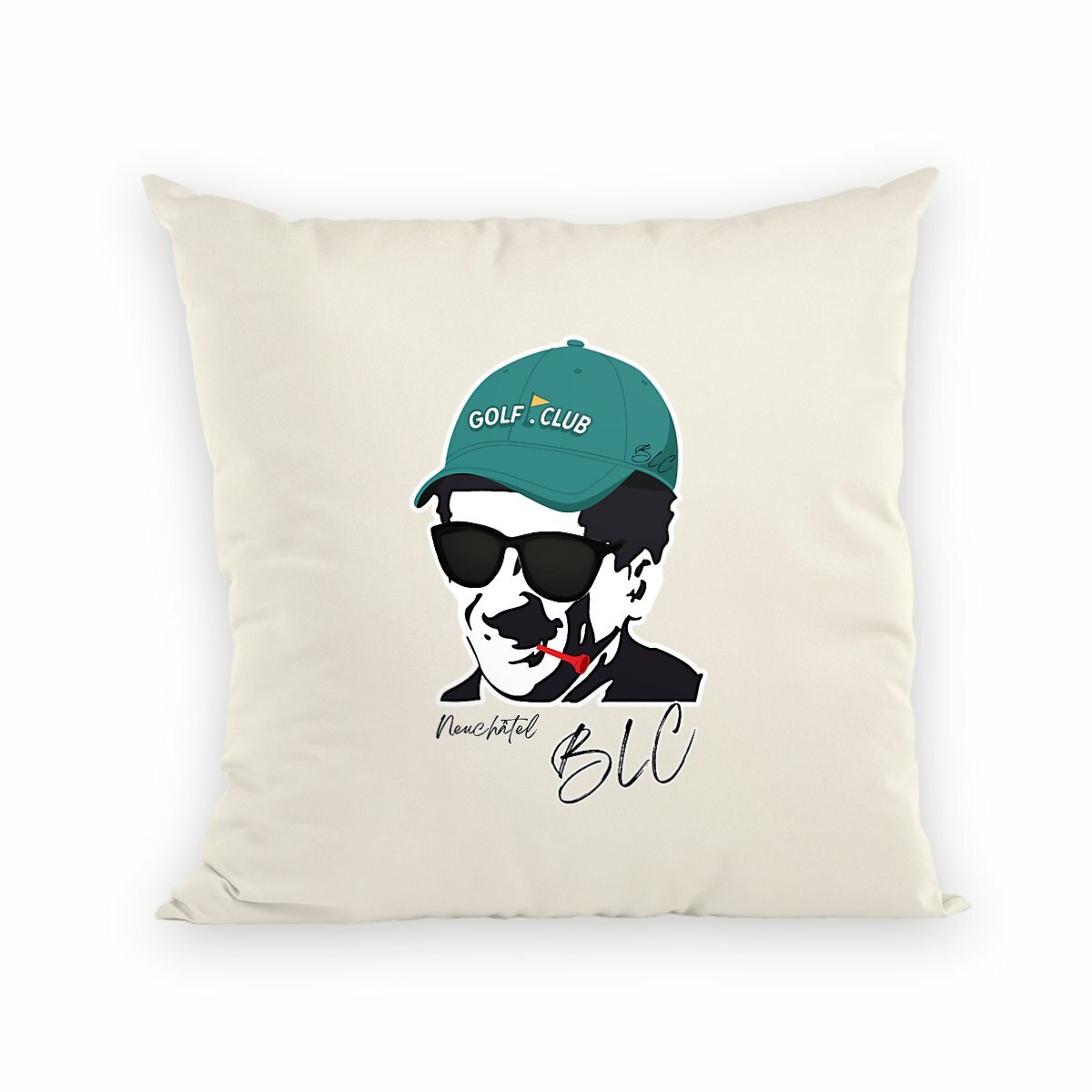 Image back Coussin Charlot Édition Golfeur