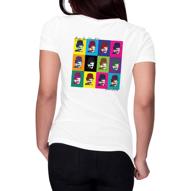 Image front T-Shirt Charlot Édition Color Femme 