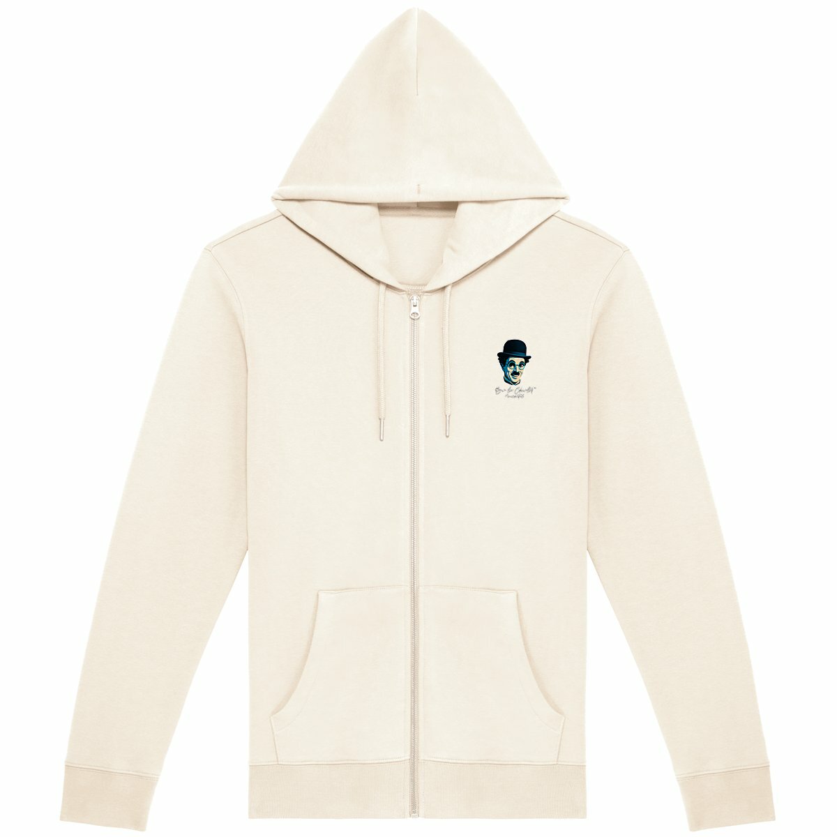 Image back Sweat à capuche Zippé Unisexe Édition Vintage