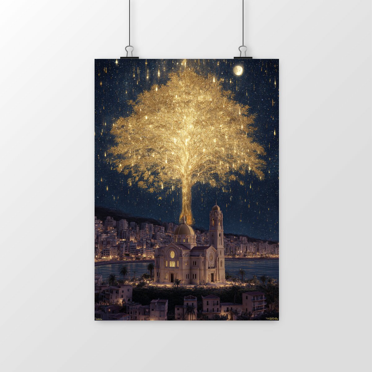 Image front Poster vertical Notre Dame de Santa Cruz Oran