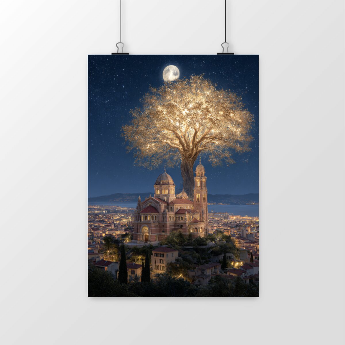 Image front Poster vertical Notre Dame de Santa Cruz