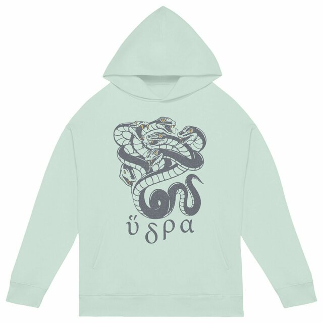 Sweat à capuche bio Unisexe Oversized  - hydre - Image