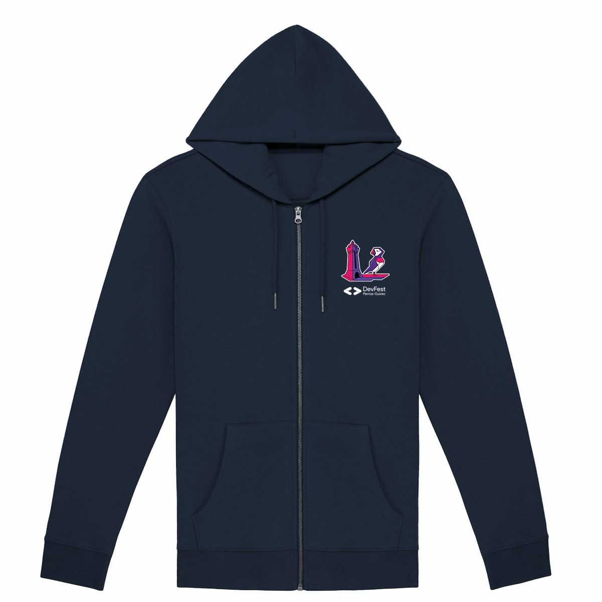 DevFest Super | Sweat à capuche zippé unisexe