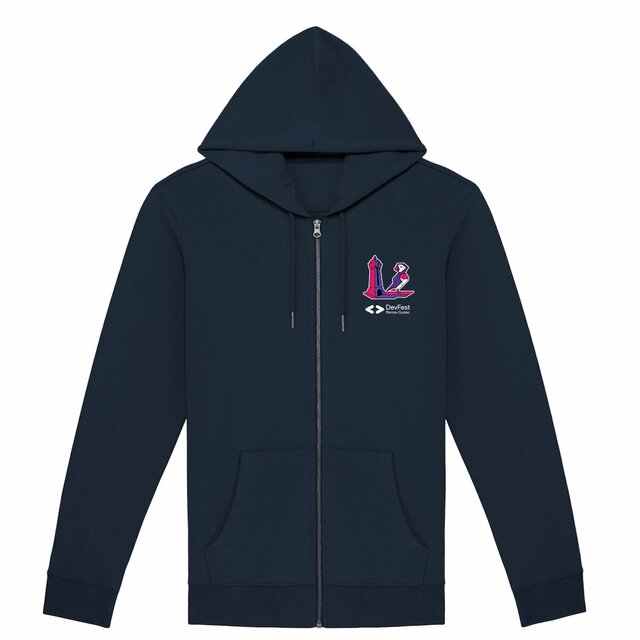 DevFest Super | Sweat à capuche zippé unisexe