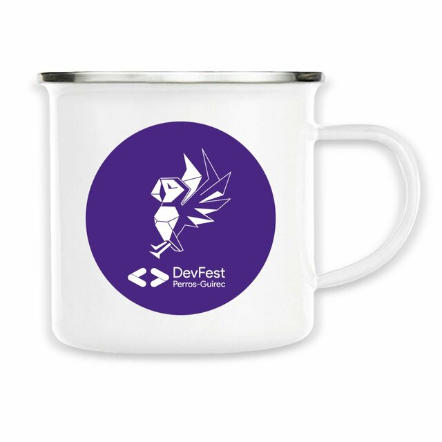 DevFest Perros-Guirec | Mug en métal - Image