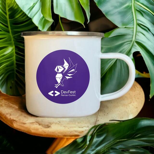 DevFest Perros-Guirec | Mug en métal