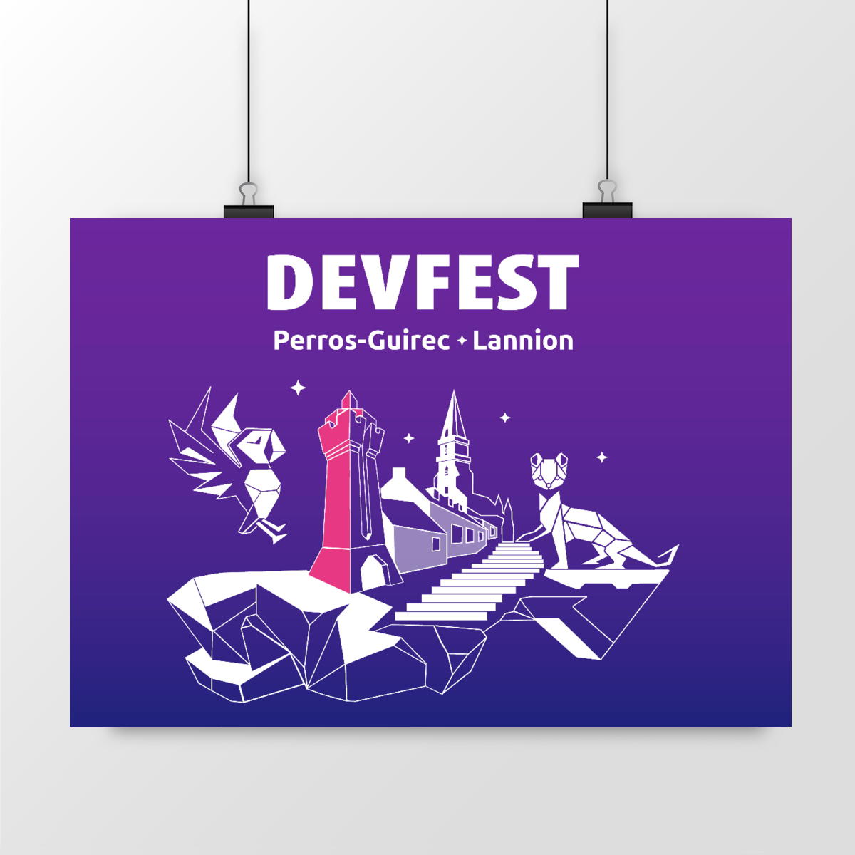 Poster Devfest - Perros - Lannion