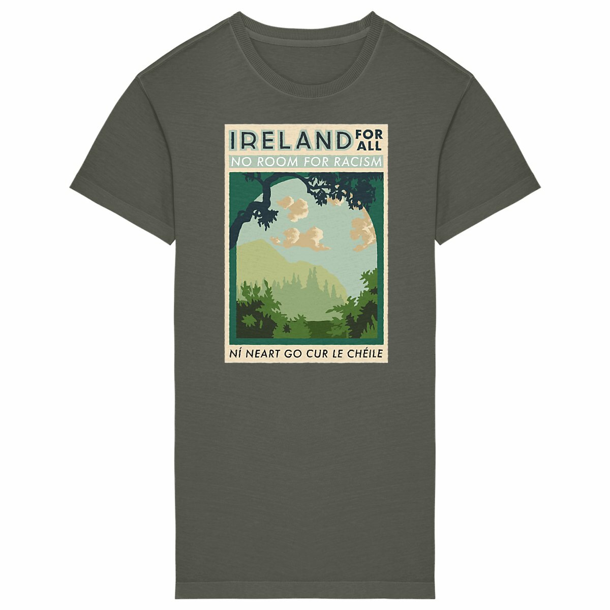 Image back Ireland for All -Tshirt Dress
