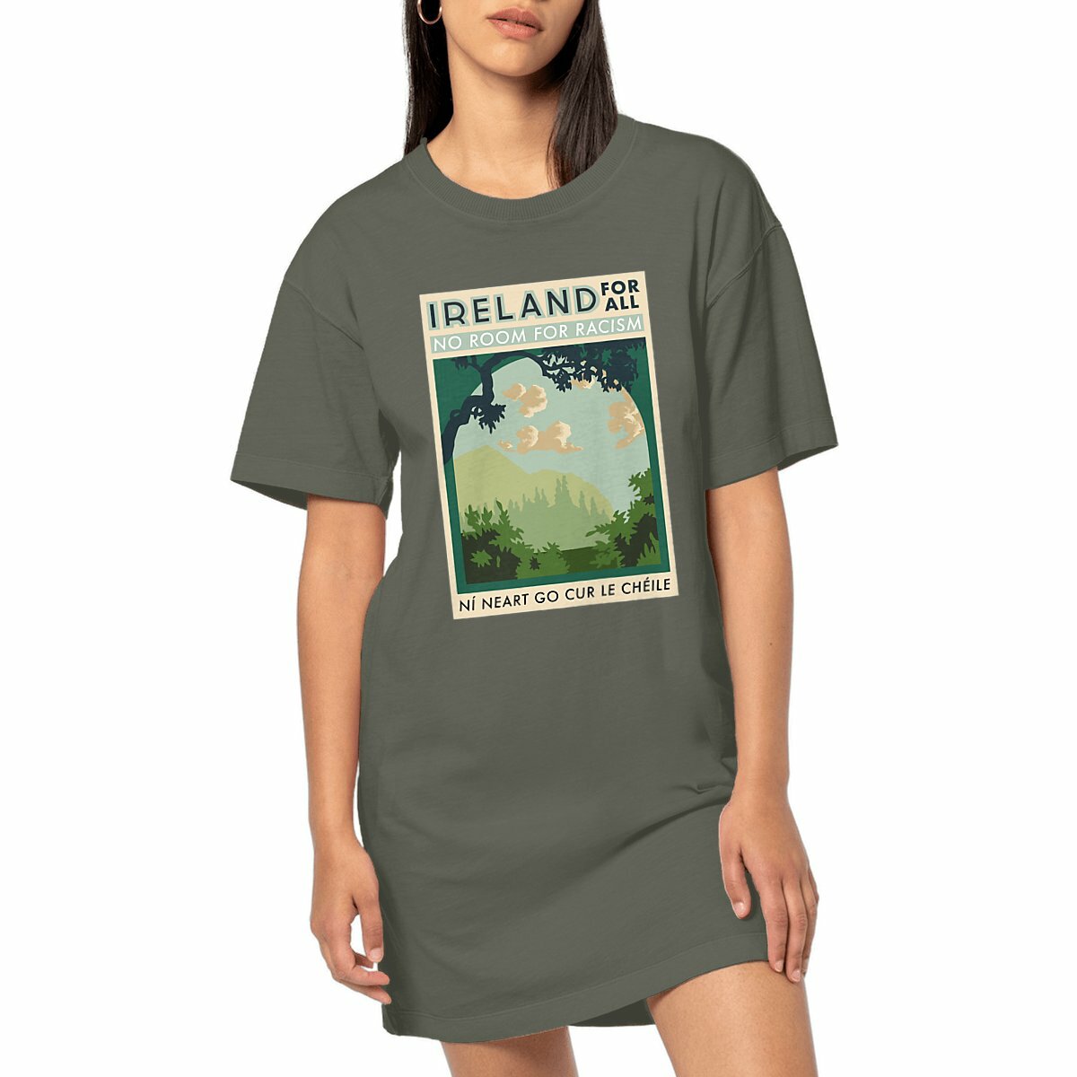 Image front Ireland for All -Tshirt Dress