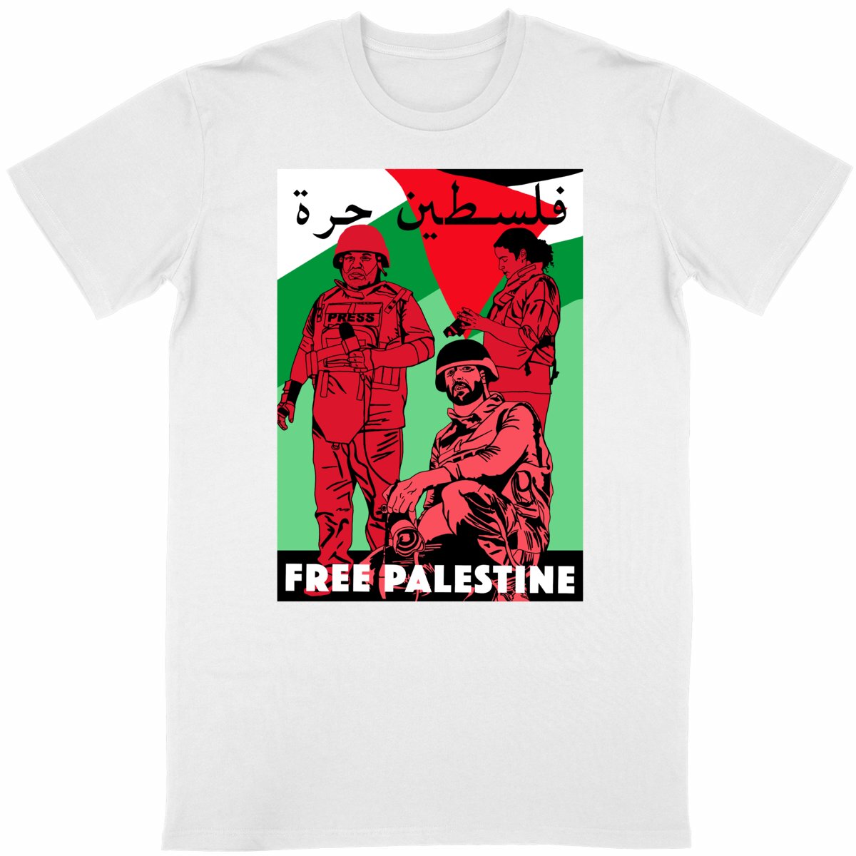 Image back Free Palestine Tshirt