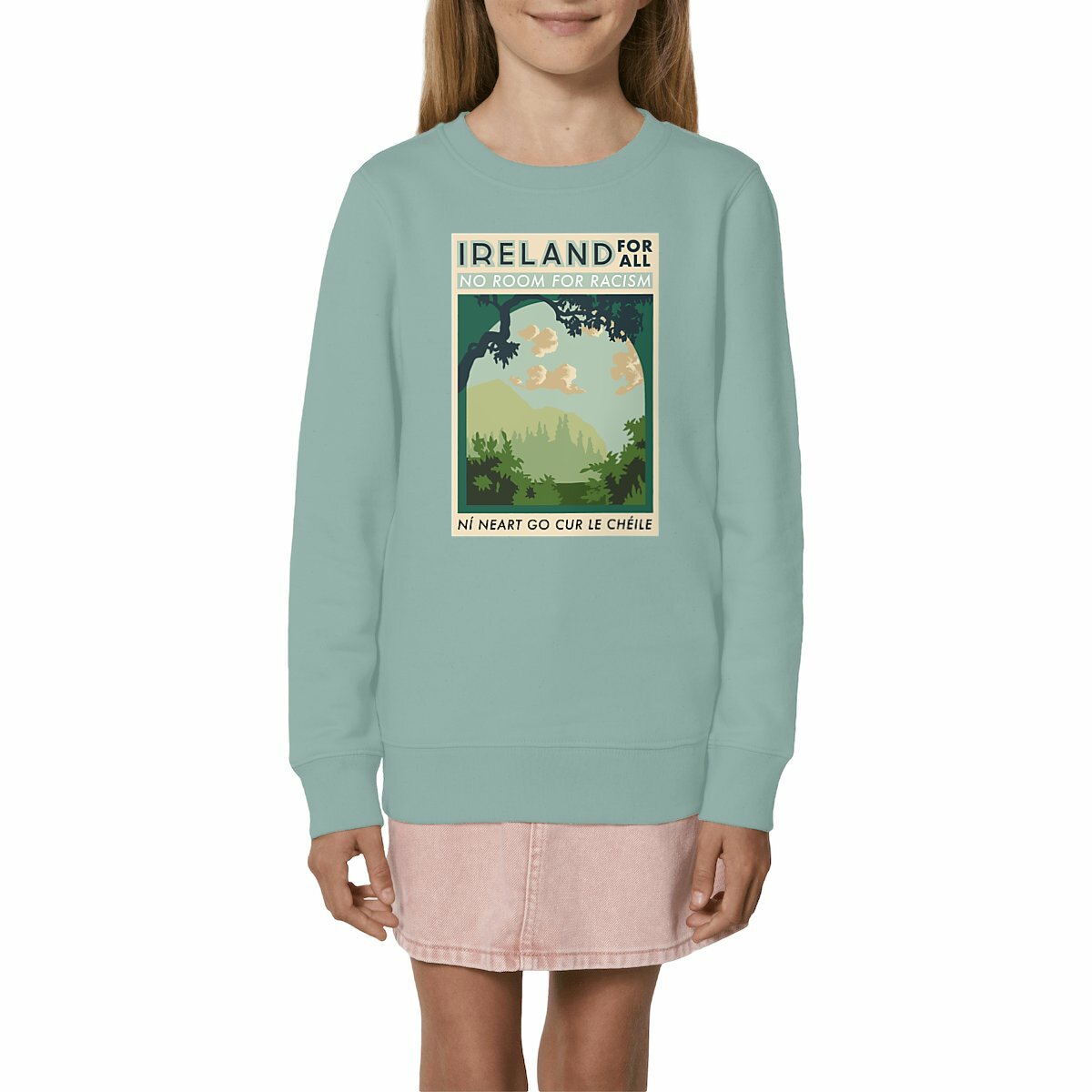 Image front Ireland for All -Kids Jumper