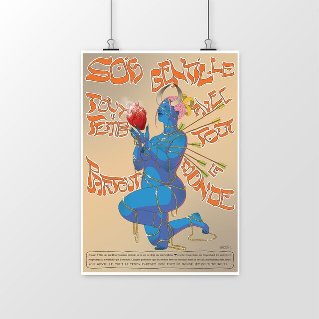 Image front SOIS GENTIL.LE / Le poster