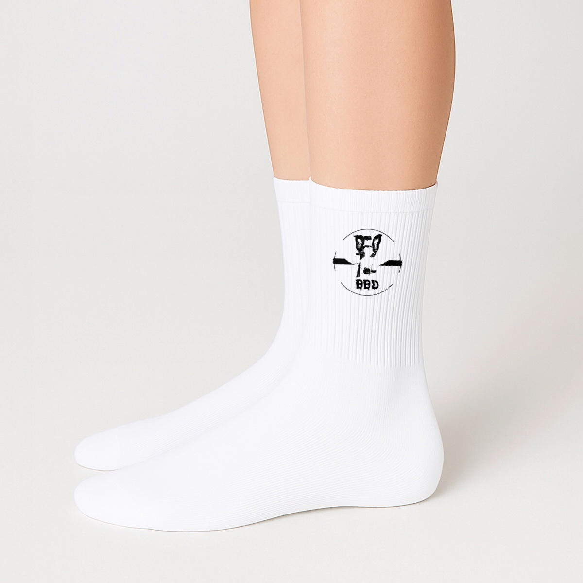 BlackBlokDog  sock logo