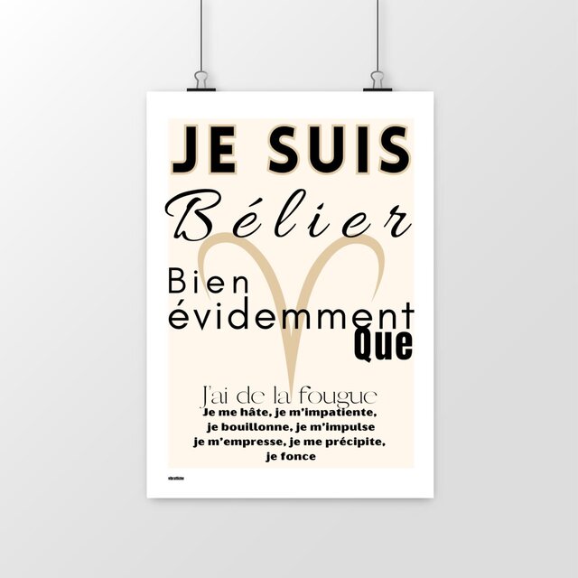Je suis Bélier