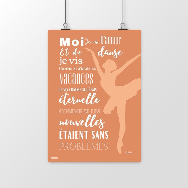 Je vis comme si