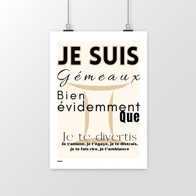Je suis Gémeaux